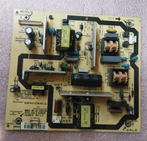 RUNTKA725WJQZ Sharp JSI-320410A Power Board (PB-PJL-161223-03 )